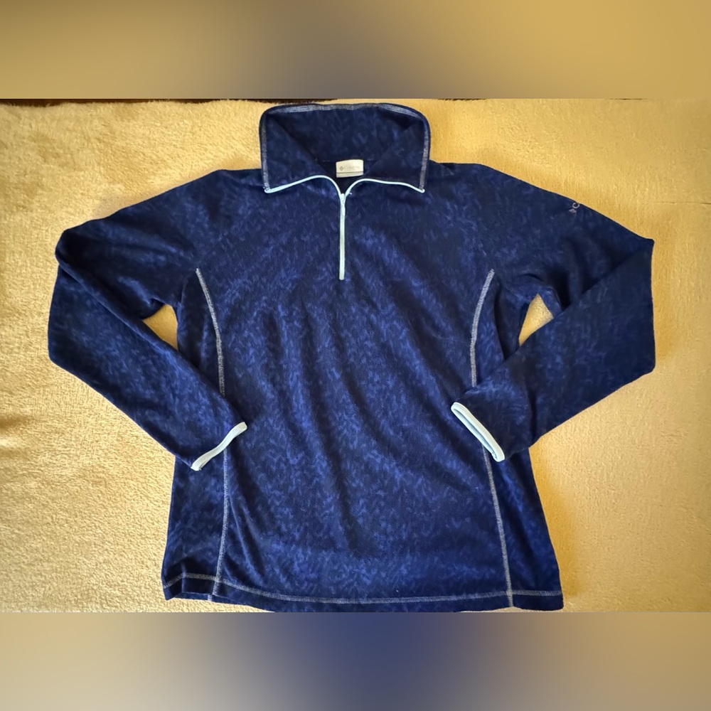 Columbia Blue Quarter-Zip Sweatshirt